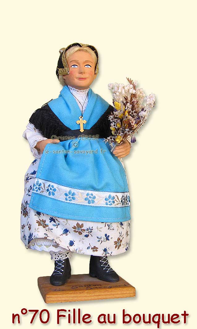 N°70 Fille au bouquet